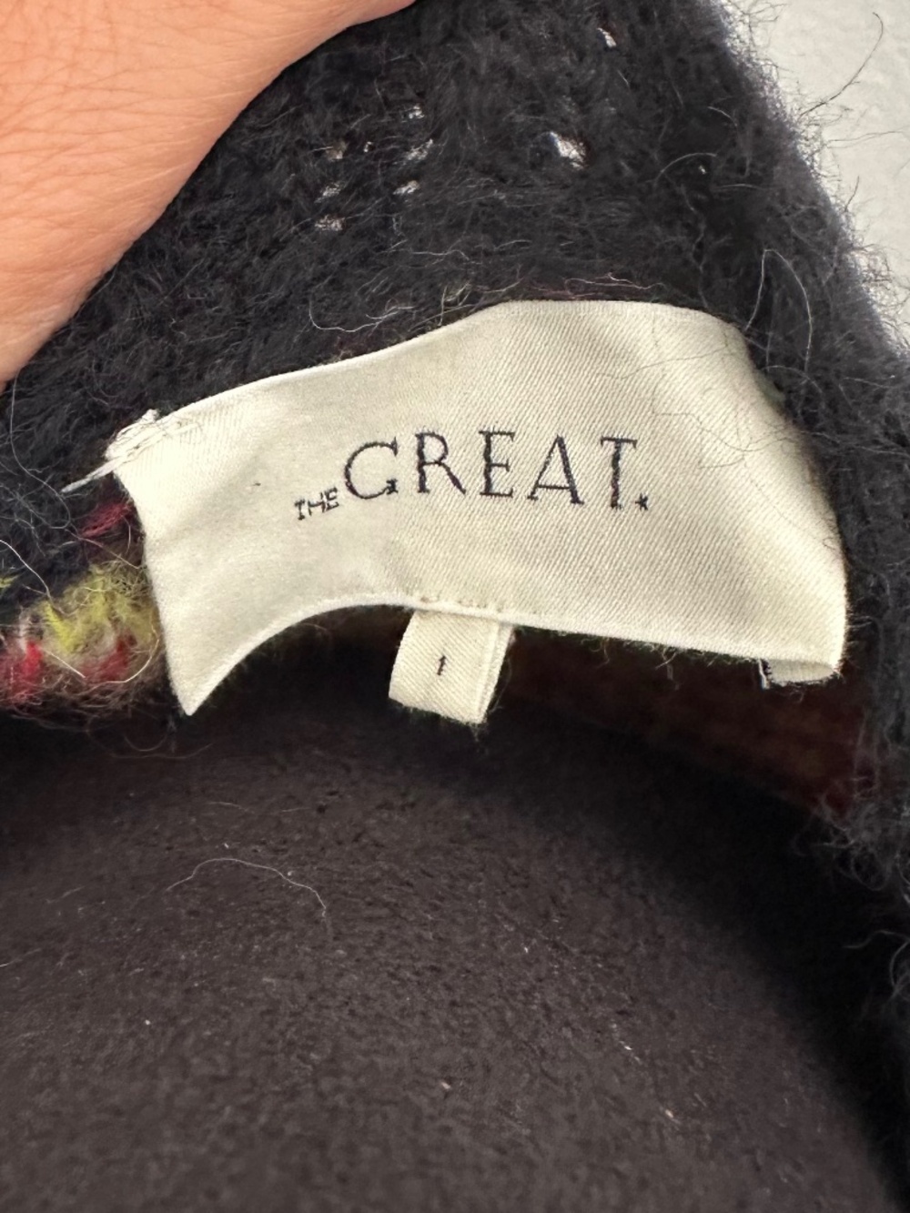 The Great- Black Heirloom Carousel Cardigan. Like new - Picture 9 of 9